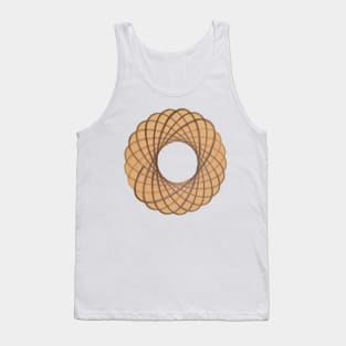 Spirograph on old paper Tank Top